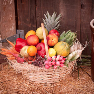 Sara Jane Fruit and Vegetable Basket Delivered