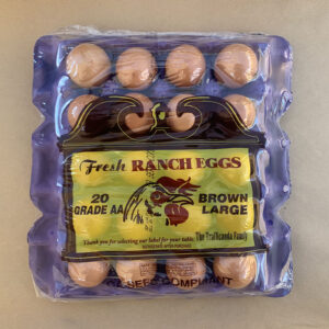 20 Count Tray Brown Eggs